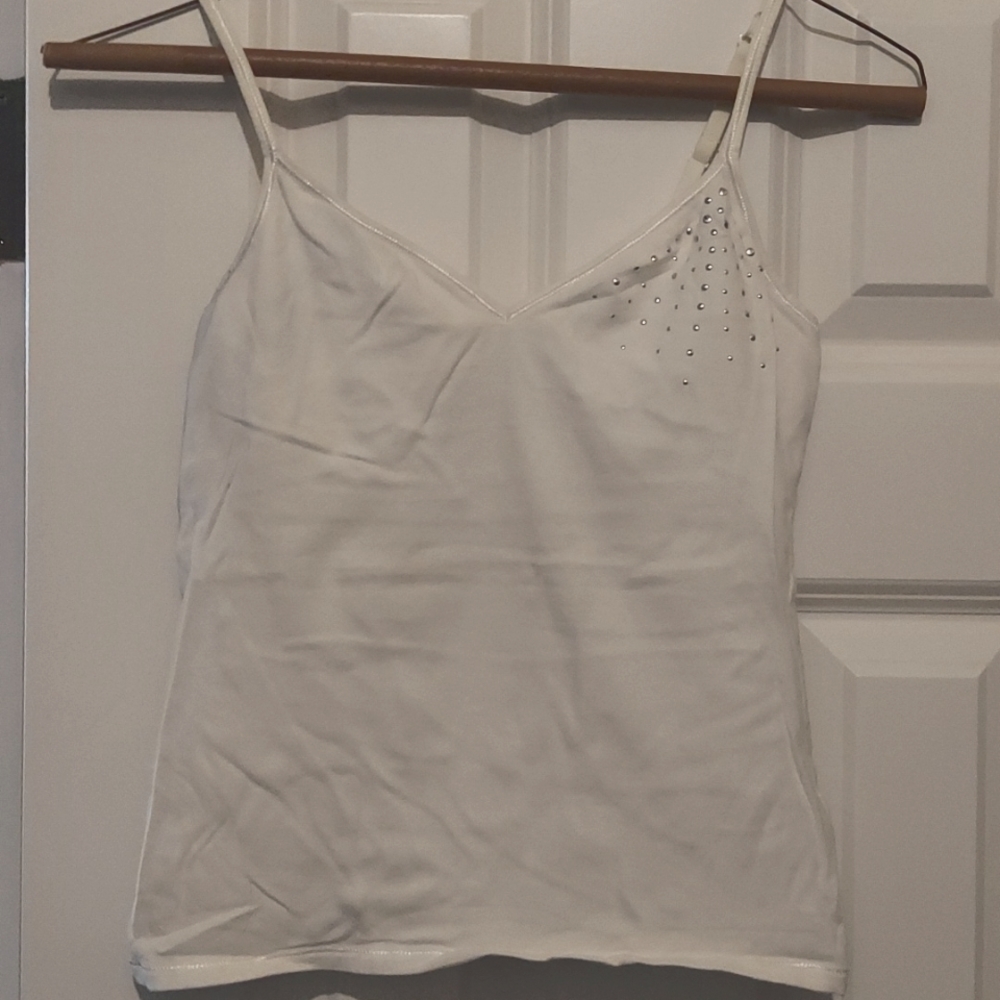 Victoria secret tank top with silver accent